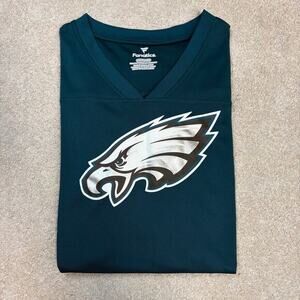 Fanatics NFL Philadelphia Eagles Logo V-Neck Athletic Shirt Size 3XL